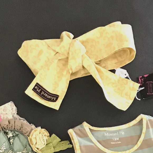 Mustard Pie Lucinda Bow - Butter - Picture 2 of 4